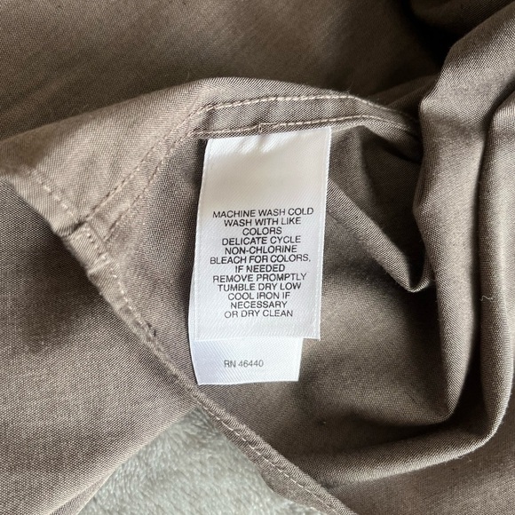 Concept by Claiborne long sleeves brown dress shirt size 15.5 - Picture 8 of 8